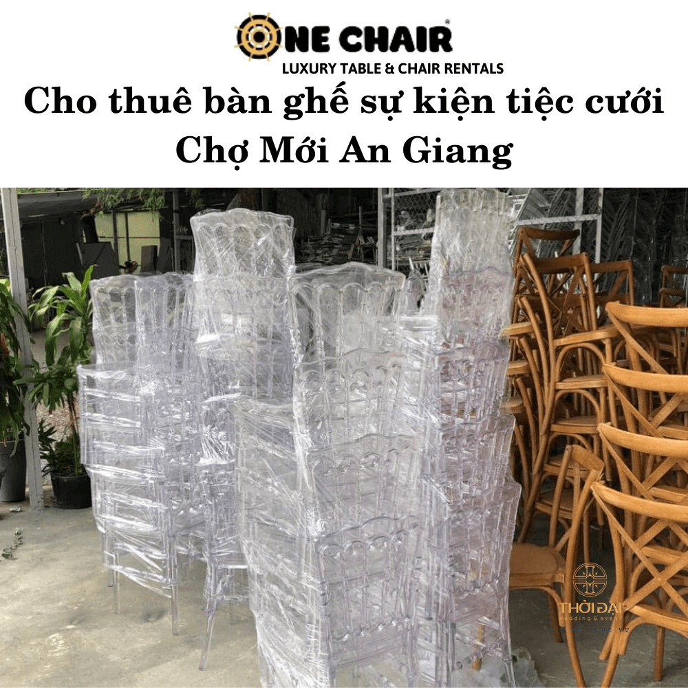 Cho thuê bàn ghế sự kiện tiệc cưới Chợ Mới An Giang
