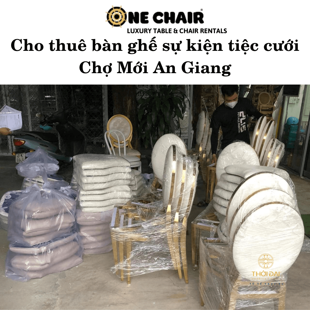 Cho thuê bàn ghế sự kiện tiệc cưới Chợ Mới An Giang