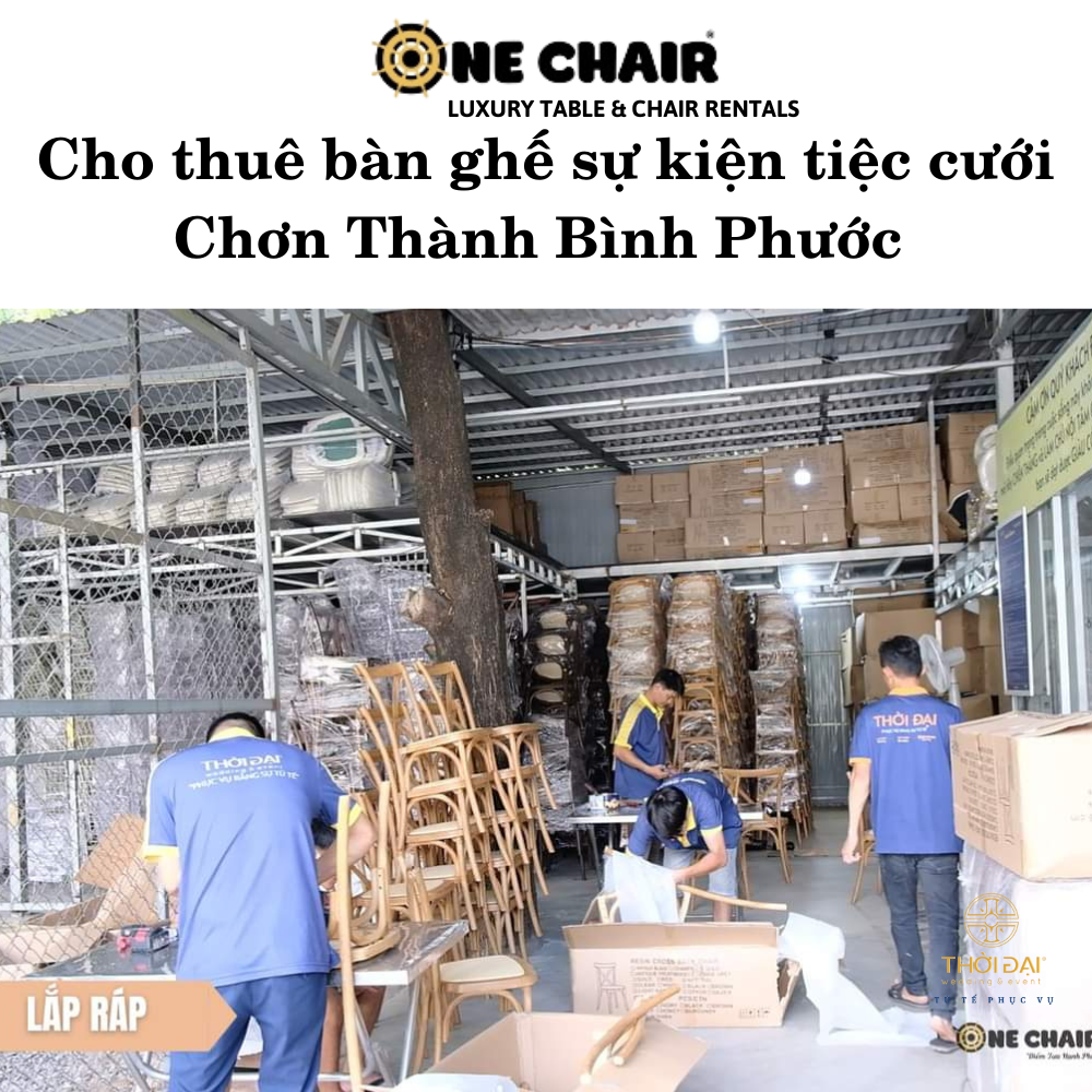Cho thuê bàn ghế sự kiện tiệc cưới Chơn Thành Bình Phước