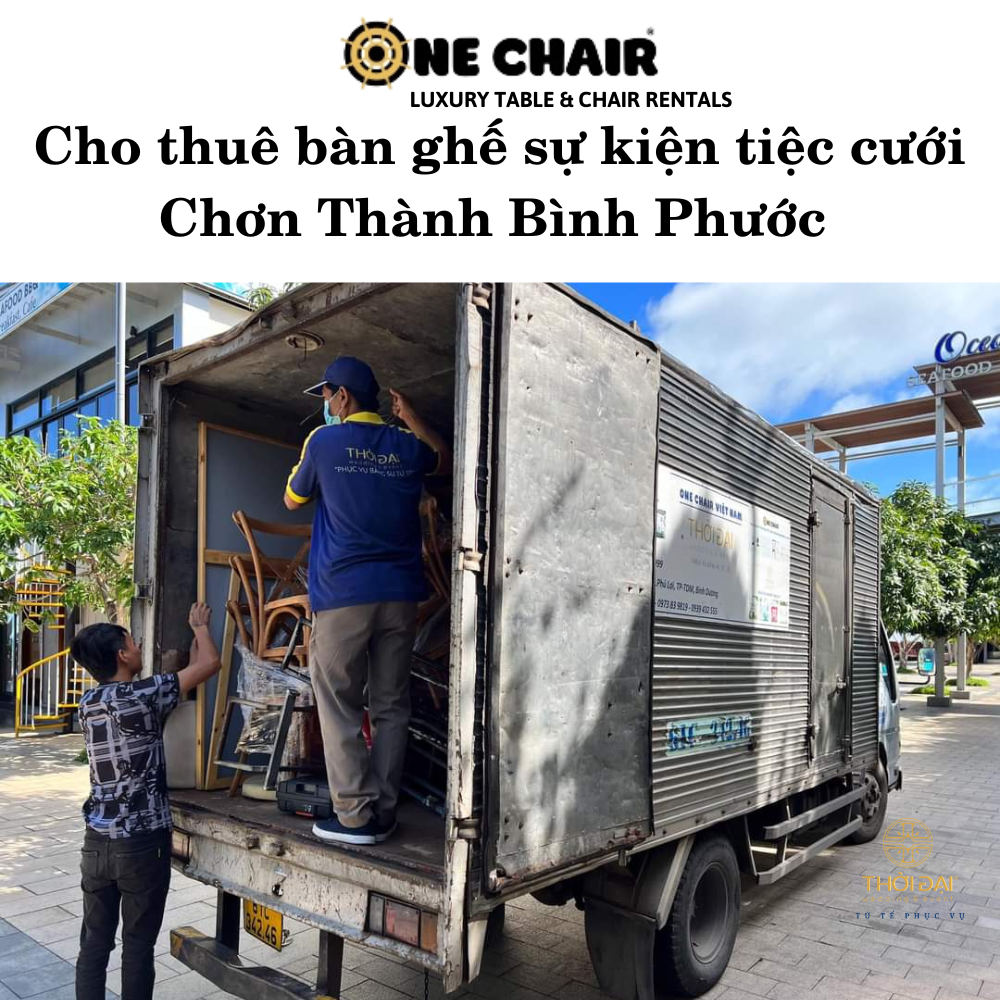 Cho thuê bàn ghế sự kiện tiệc cưới Chơn Thành Bình Phước