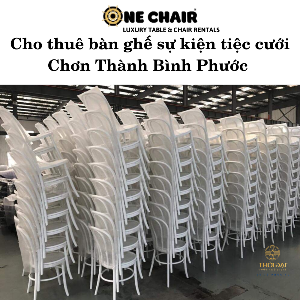 Cho thuê bàn ghế sự kiện tiệc cưới Chơn Thành Bình Phước