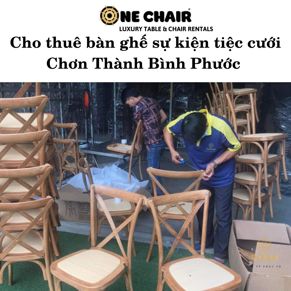 Cho thuê bàn ghế sự kiện tiệc cưới Chơn Thành Bình Phước