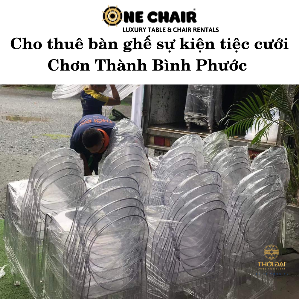 Cho thuê bàn ghế sự kiện tiệc cưới Chơn Thành Bình Phước