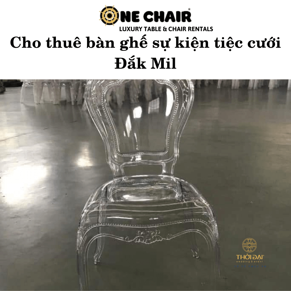 Cho thuê bàn ghế sự kiện tiệc cưới Đắk Mil