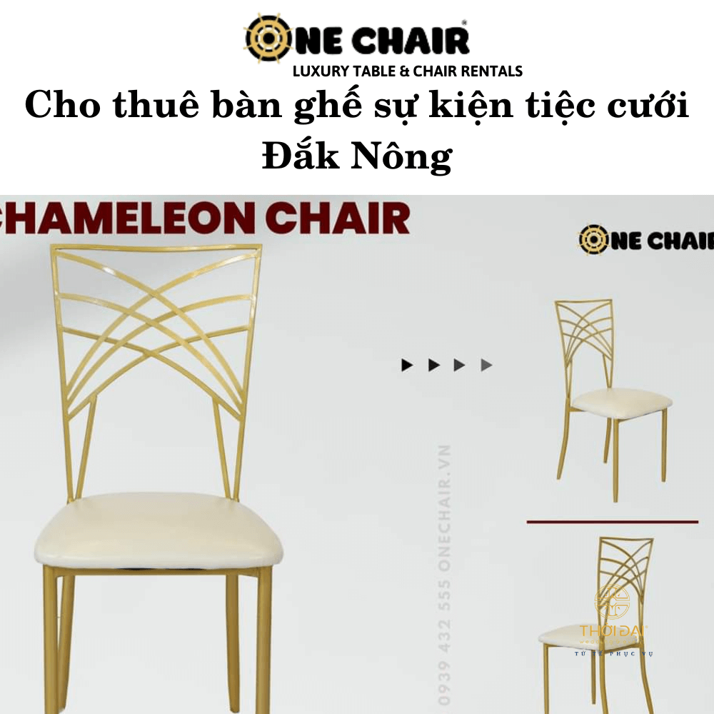 Cho thuê bàn ghế sự kiện tiệc cưới Đắk Nông