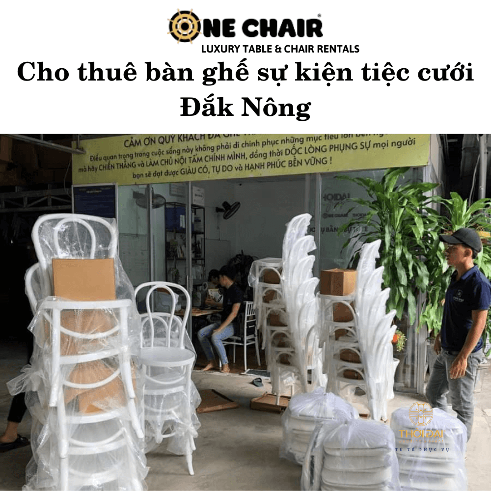 Cho thuê bàn ghế sự kiện tiệc cưới Đắk Nông