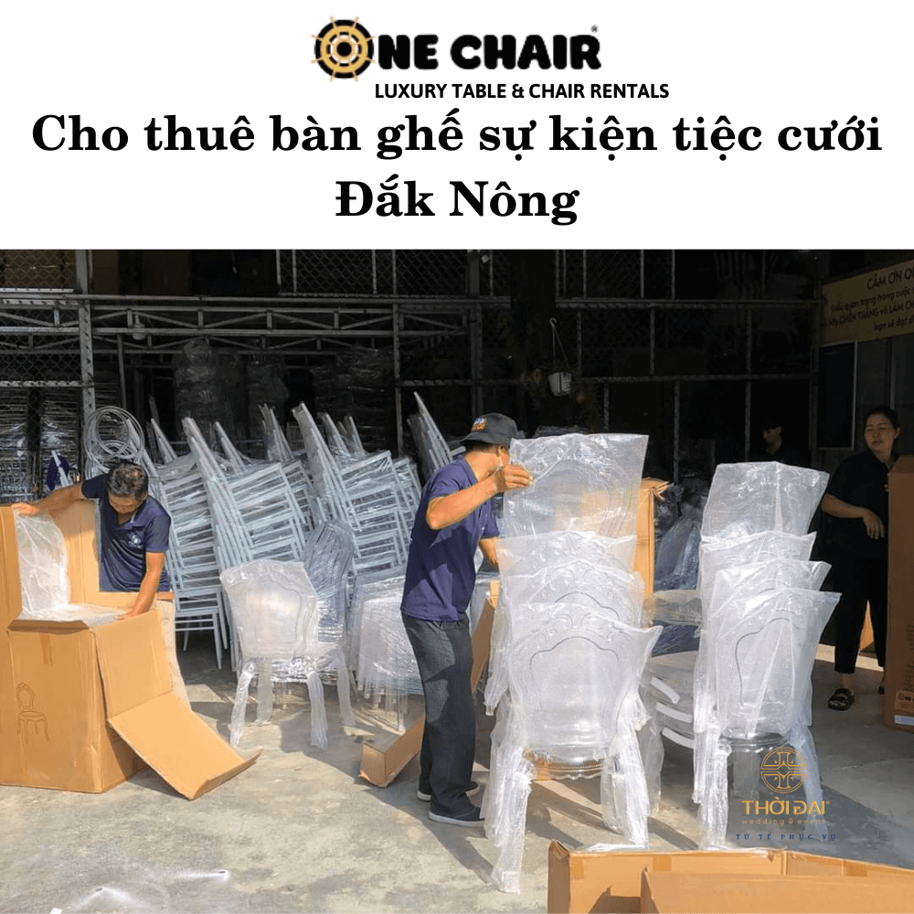Cho thuê bàn ghế sự kiện tiệc cưới Đắk Nông