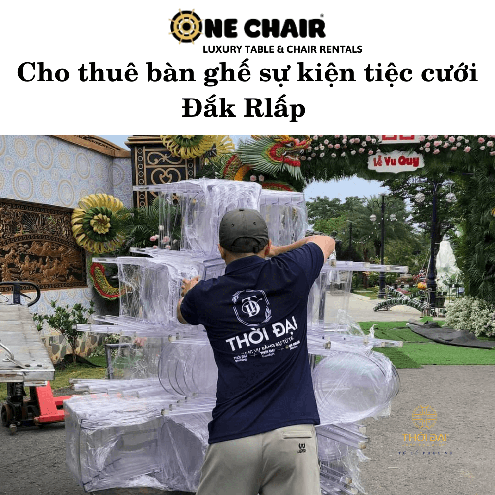 Cho thuê bàn ghế sự kiện tiệc cưới Đắk Rlấp