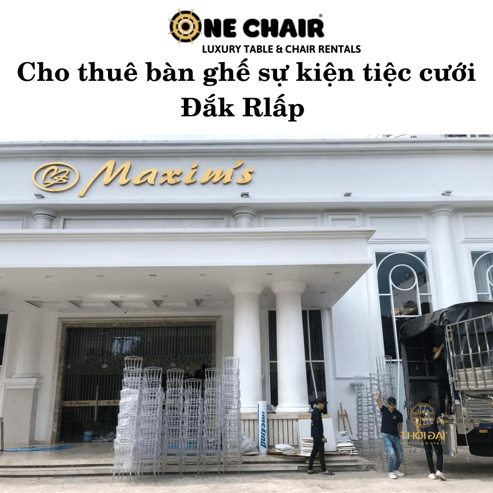 Cho thuê bàn ghế sự kiện tiệc cưới Đắk Rlấp