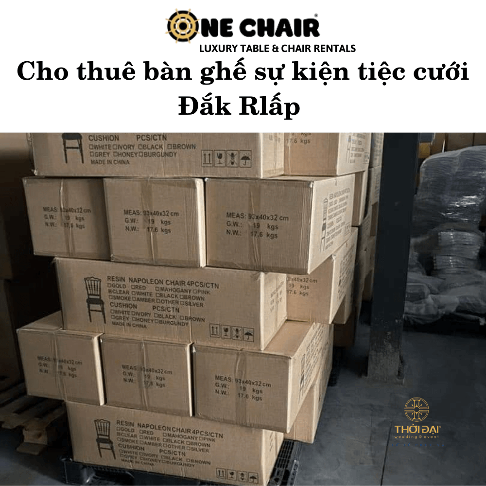 Cho thuê bàn ghế sự kiện tiệc cưới Đắk Rlấp