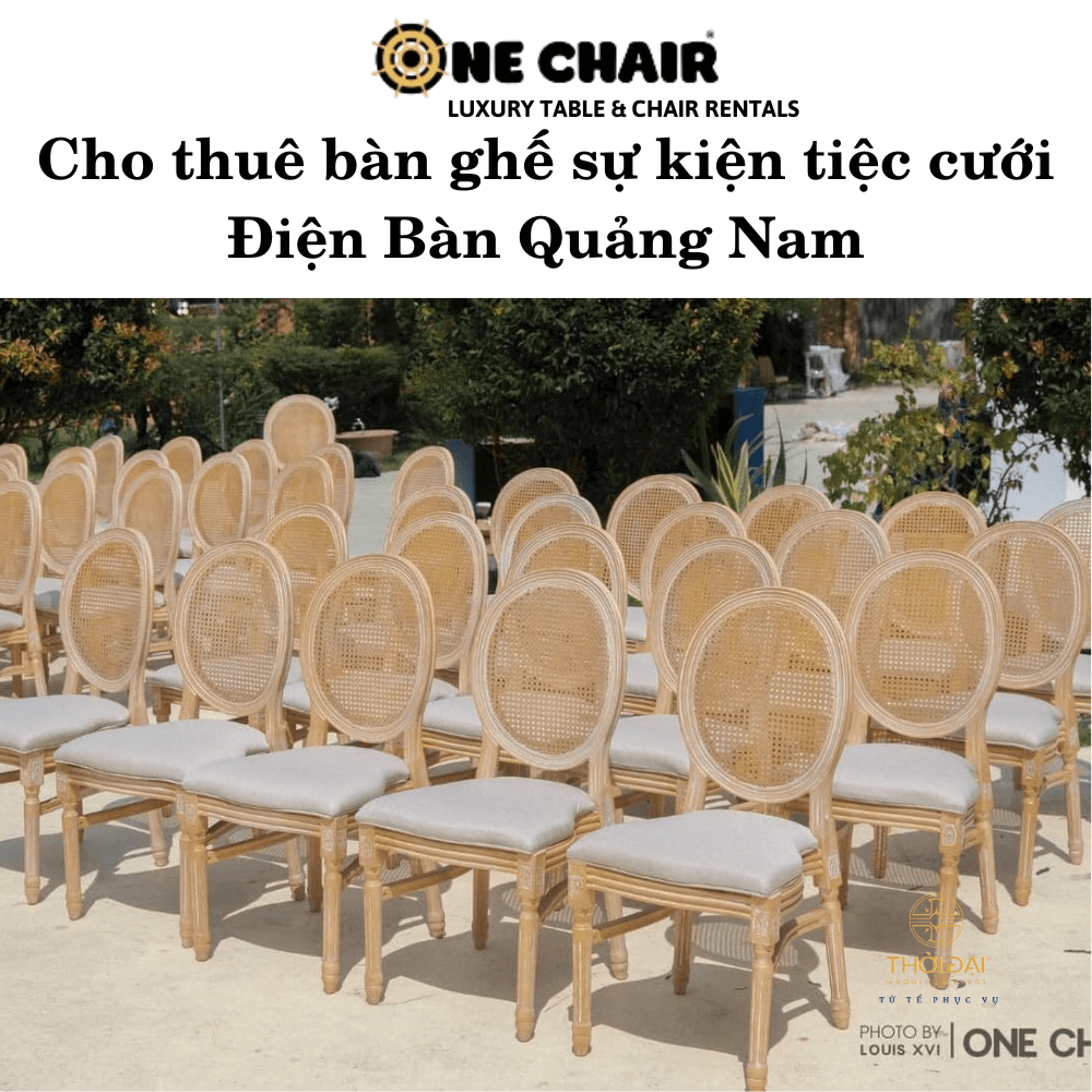Cho thuê bàn ghế sự kiện tiệc cưới Điện Bàn Quảng Nam