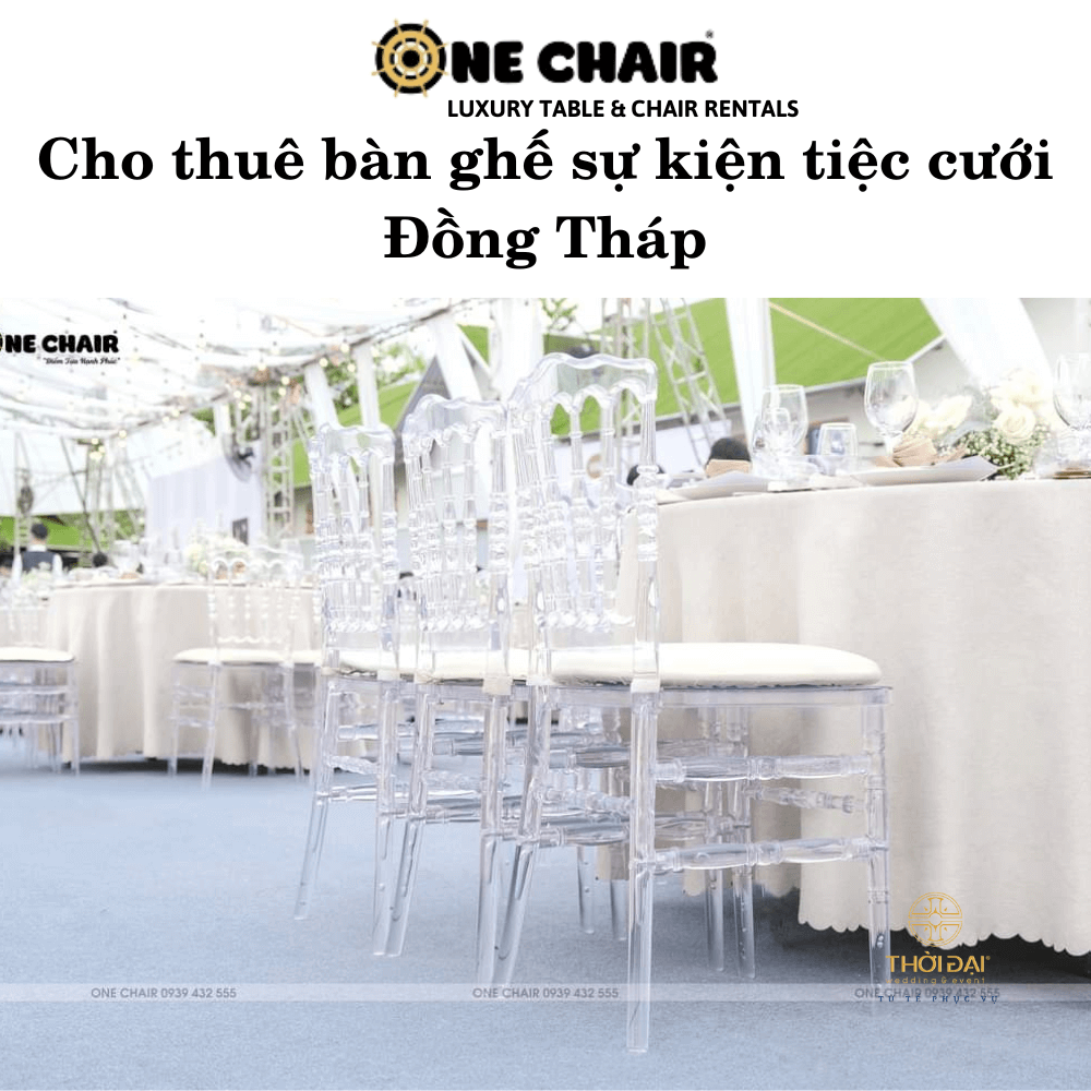 Cho thuê bàn ghế sự kiện tiệc cưới  Đồng Tháp