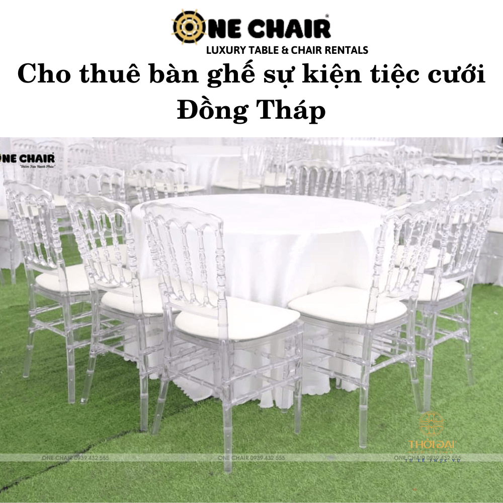 Cho thuê bàn ghế sự kiện tiệc cưới  Đồng Tháp