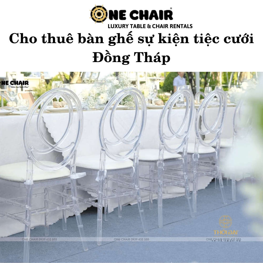 Cho thuê bàn ghế sự kiện tiệc cưới  Đồng Tháp
