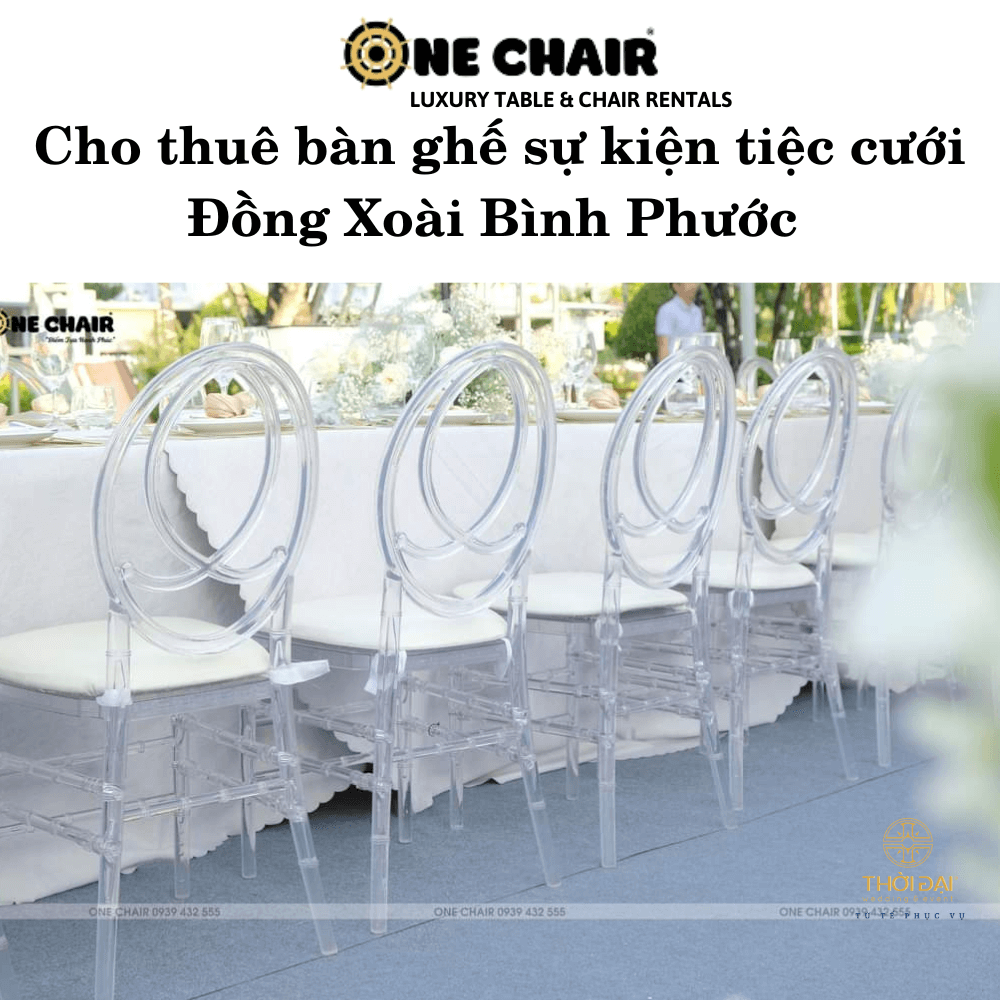 Cho thuê bàn ghế sự kiện tiệc cưới Đồng Xoài Bình Phước