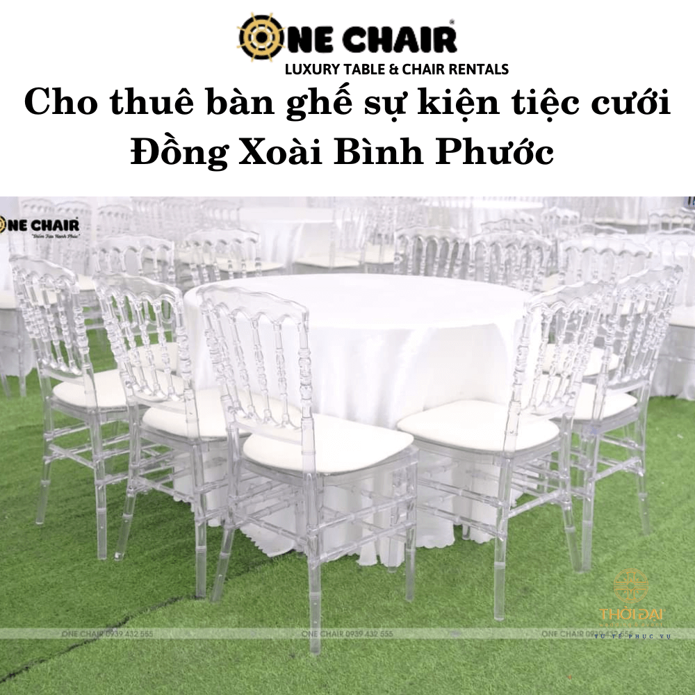 Cho thuê bàn ghế sự kiện tiệc cưới Đồng Xoài Bình Phước