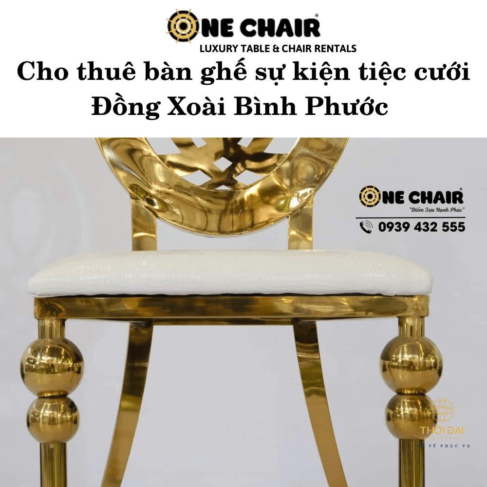 Cho thuê bàn ghế sự kiện tiệc cưới Đồng Xoài Bình Phước