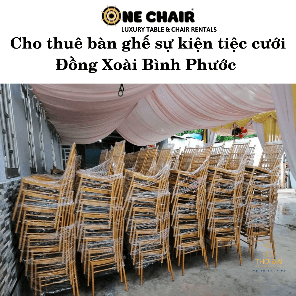 Cho thuê bàn ghế sự kiện tiệc cưới Đồng Xoài Bình Phước