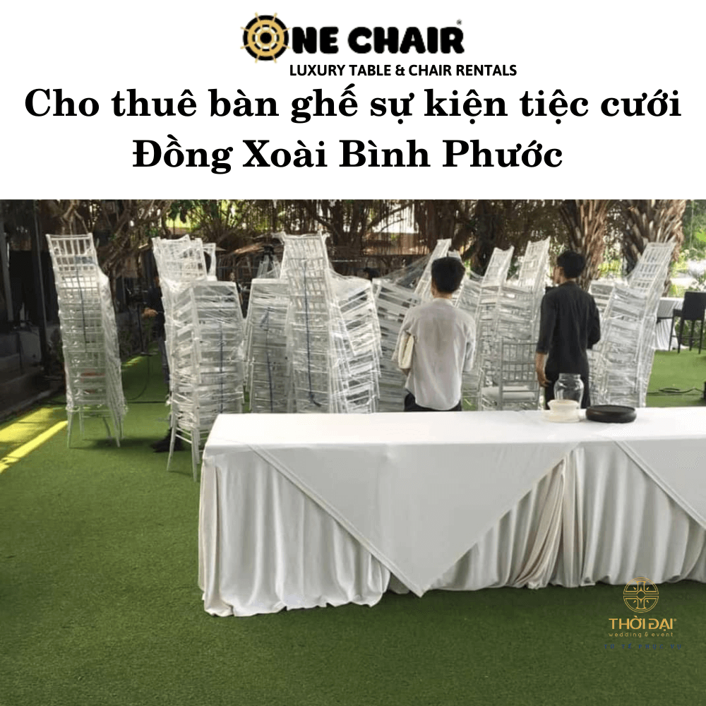 Cho thuê bàn ghế sự kiện tiệc cưới Đồng Xoài Bình Phước