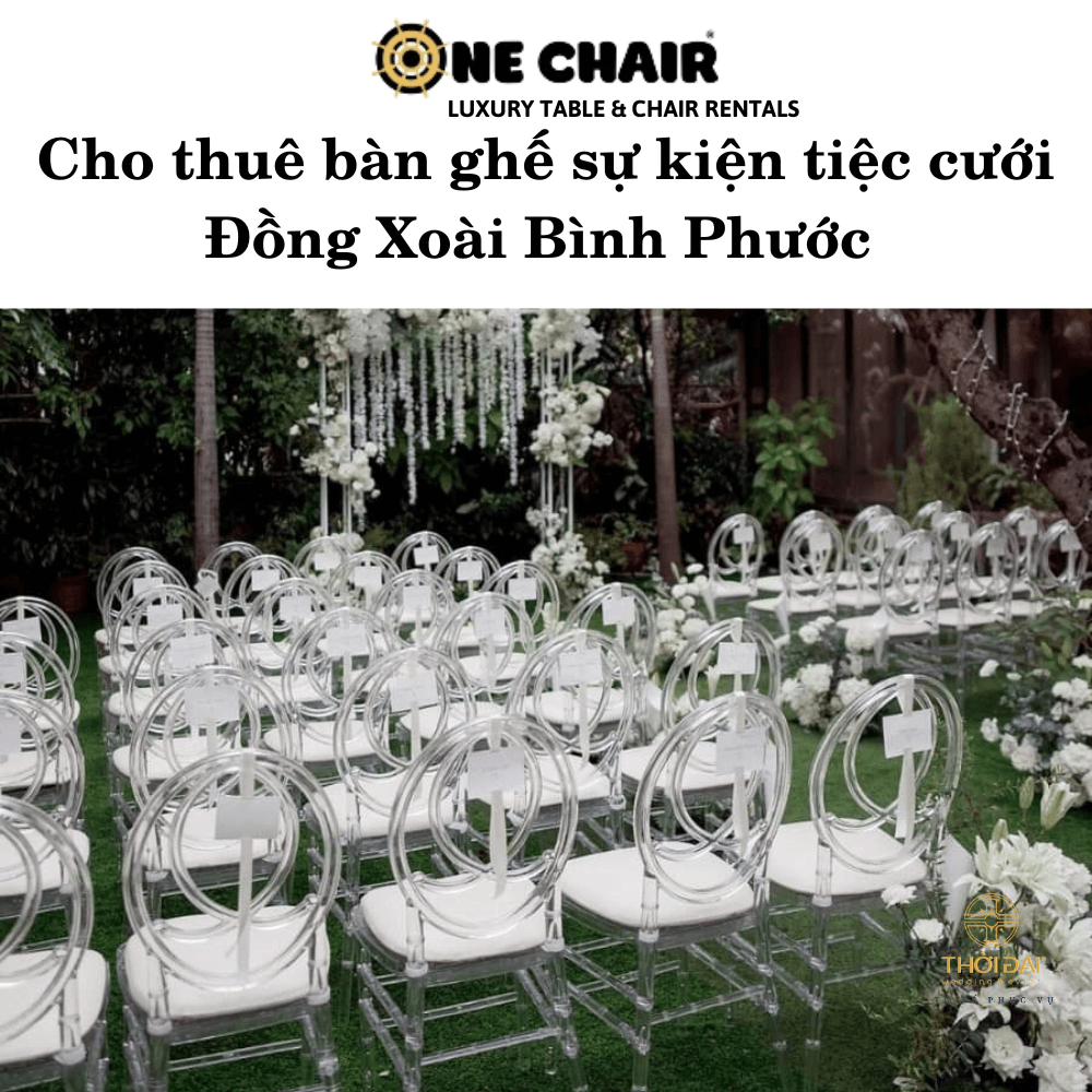 Cho thuê bàn ghế sự kiện tiệc cưới Đồng Xoài Bình Phước