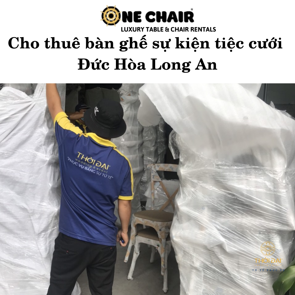 Cho thuê bàn ghế sự kiện tiệc cưới Đức Hòa Long An