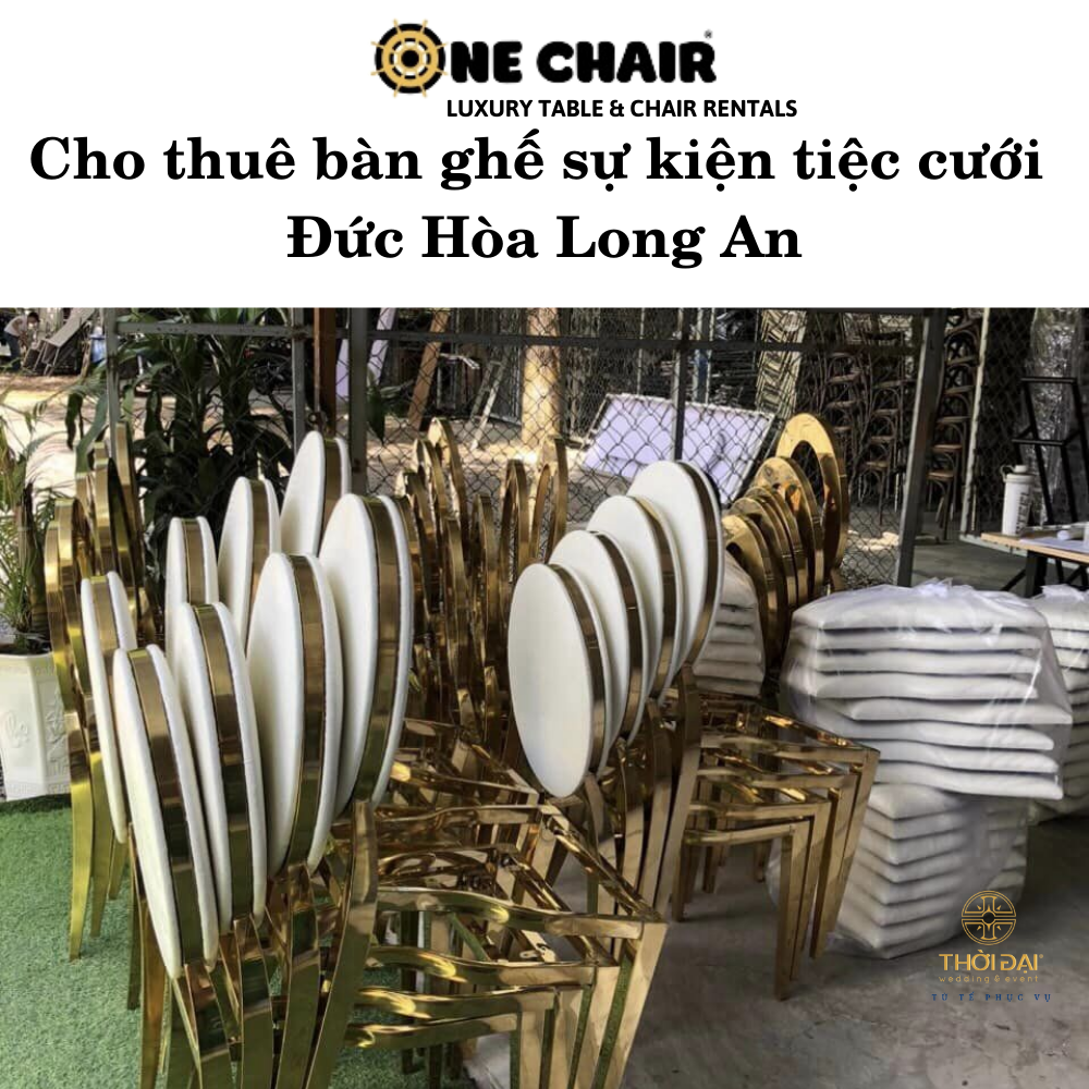 Cho thuê bàn ghế sự kiện tiệc cưới Đức Hòa Long An