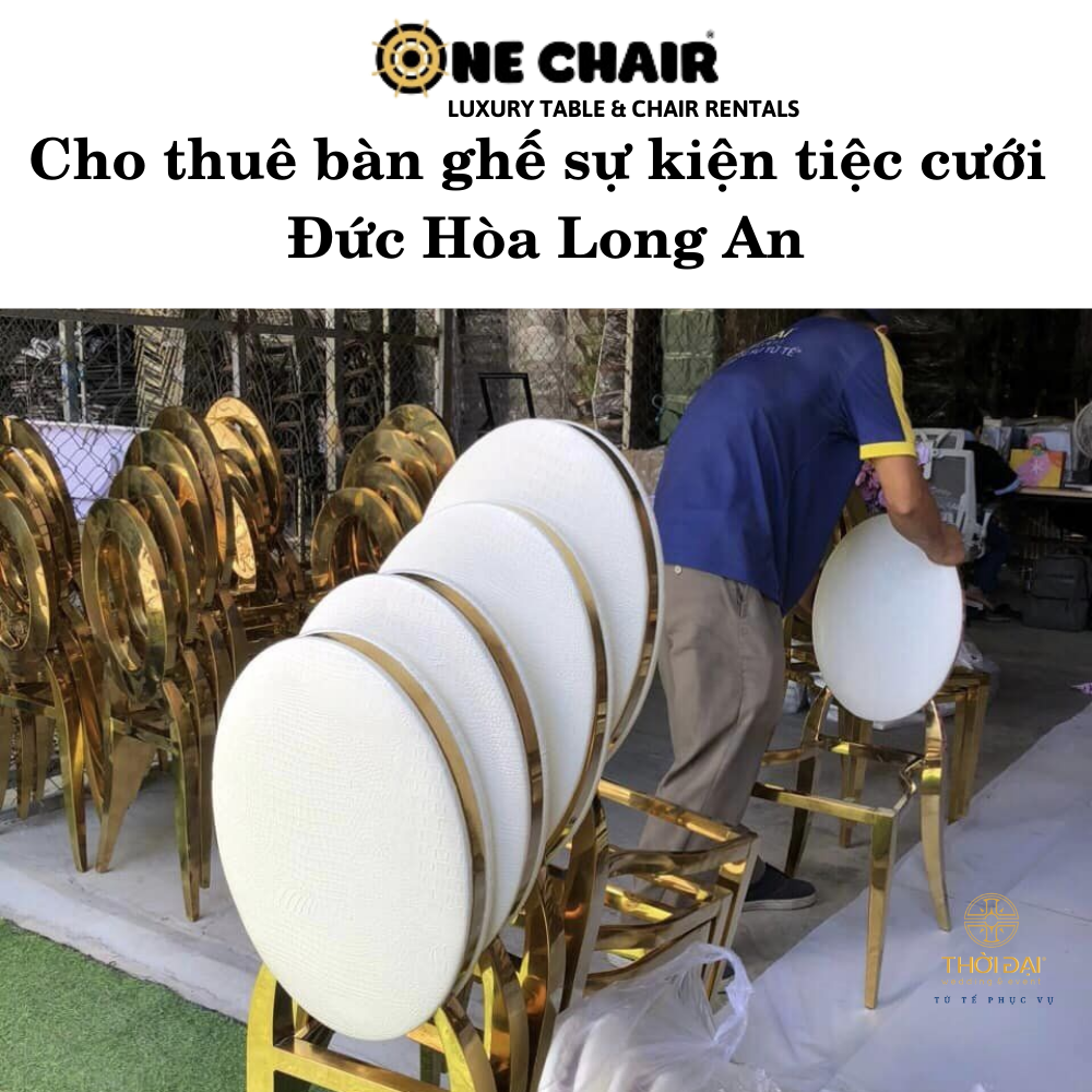 Cho thuê bàn ghế sự kiện tiệc cưới Đức Hòa Long An