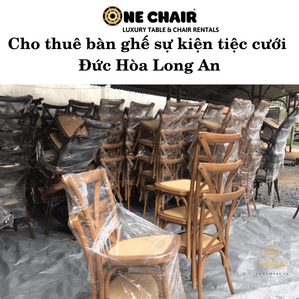 Cho thuê bàn ghế sự kiện tiệc cưới Đức Hòa Long An