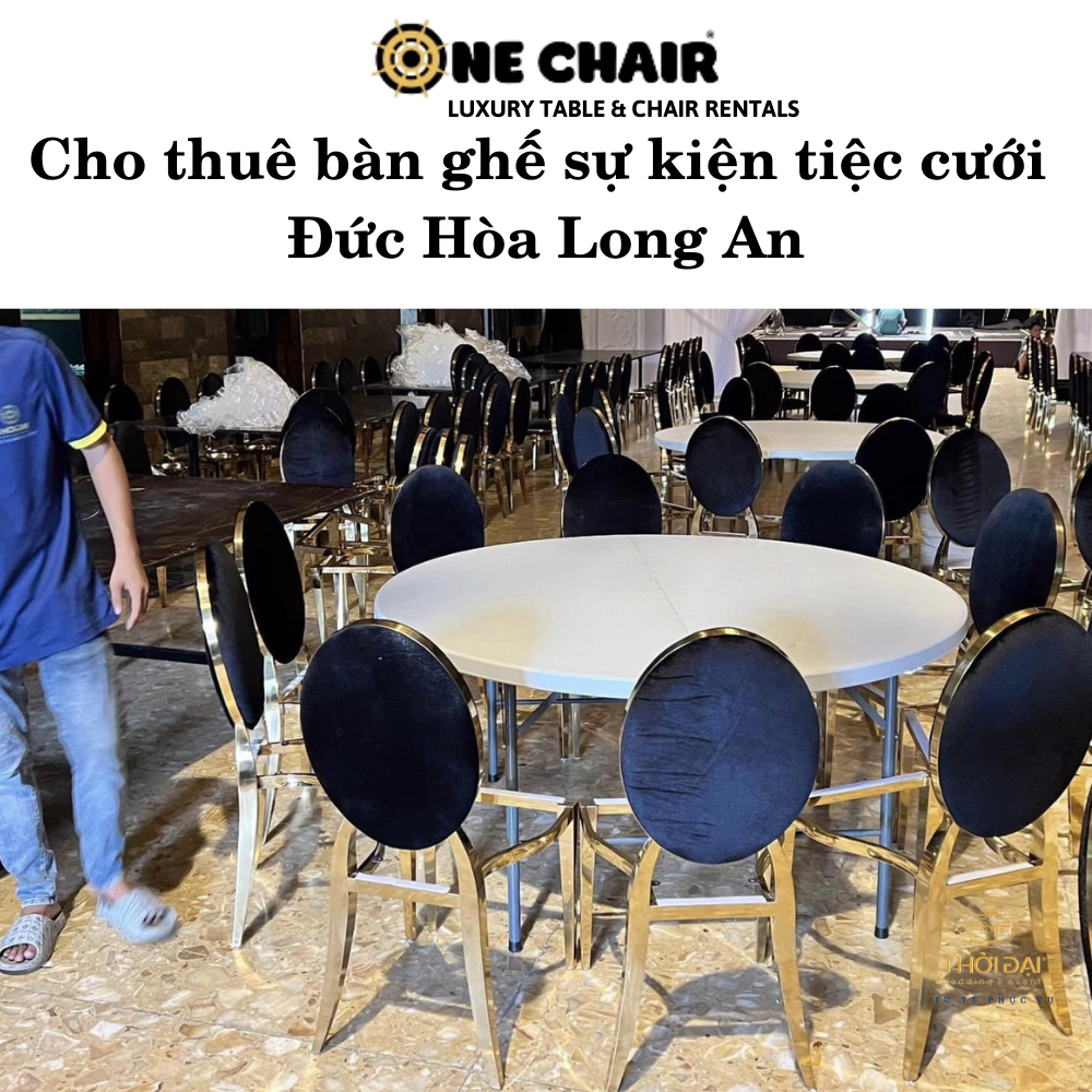 Cho thuê bàn ghế sự kiện tiệc cưới Đức Hòa Long An