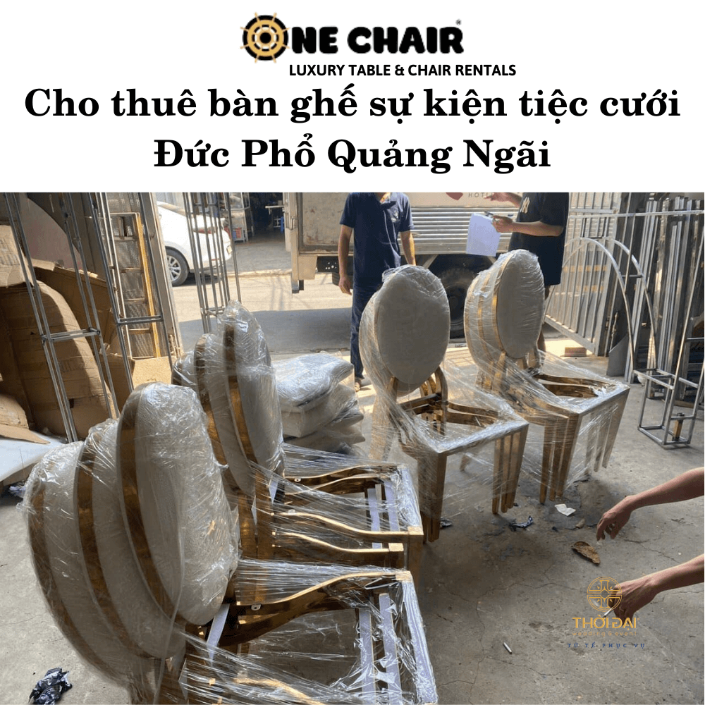 Cho thuê bàn ghế sự kiện tiệc cưới Đức Phổ Quảng Ngãi