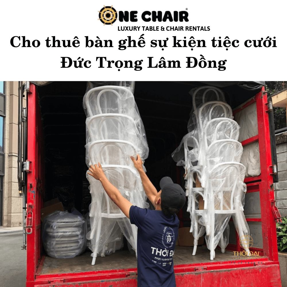 Cho thuê bàn ghế sự kiện tiệc cưới Đức Trọng Lâm Đồng