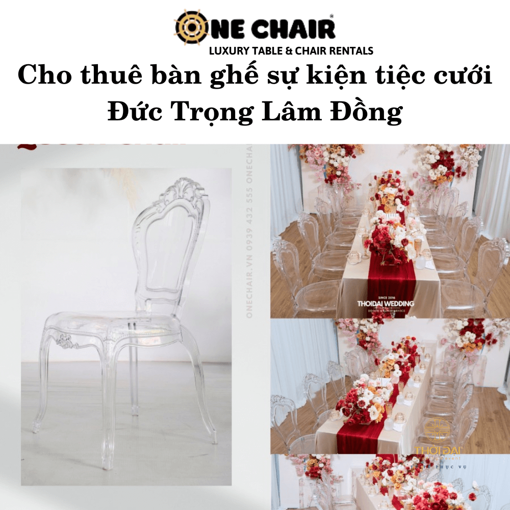 Cho thuê bàn ghế sự kiện tiệc cưới Đức Trọng Lâm Đồng