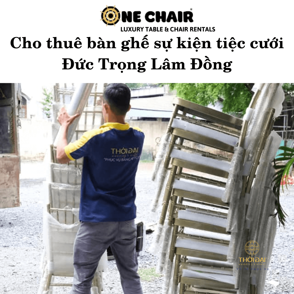 Cho thuê bàn ghế sự kiện tiệc cưới Đức Trọng Lâm Đồng