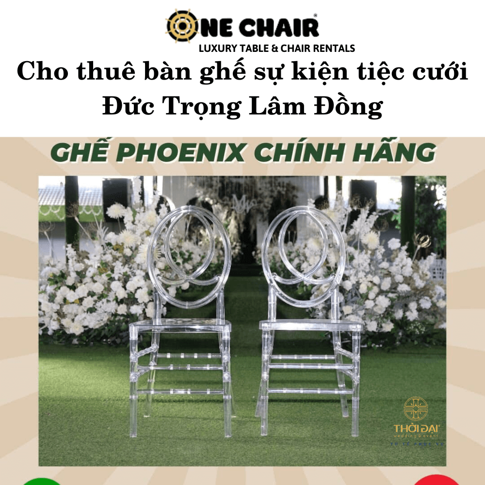 Cho thuê bàn ghế sự kiện tiệc cưới Đức Trọng Lâm Đồng