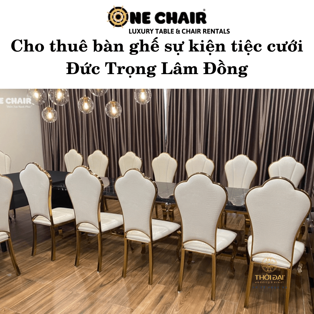 Cho thuê bàn ghế sự kiện tiệc cưới Đức Trọng Lâm Đồng