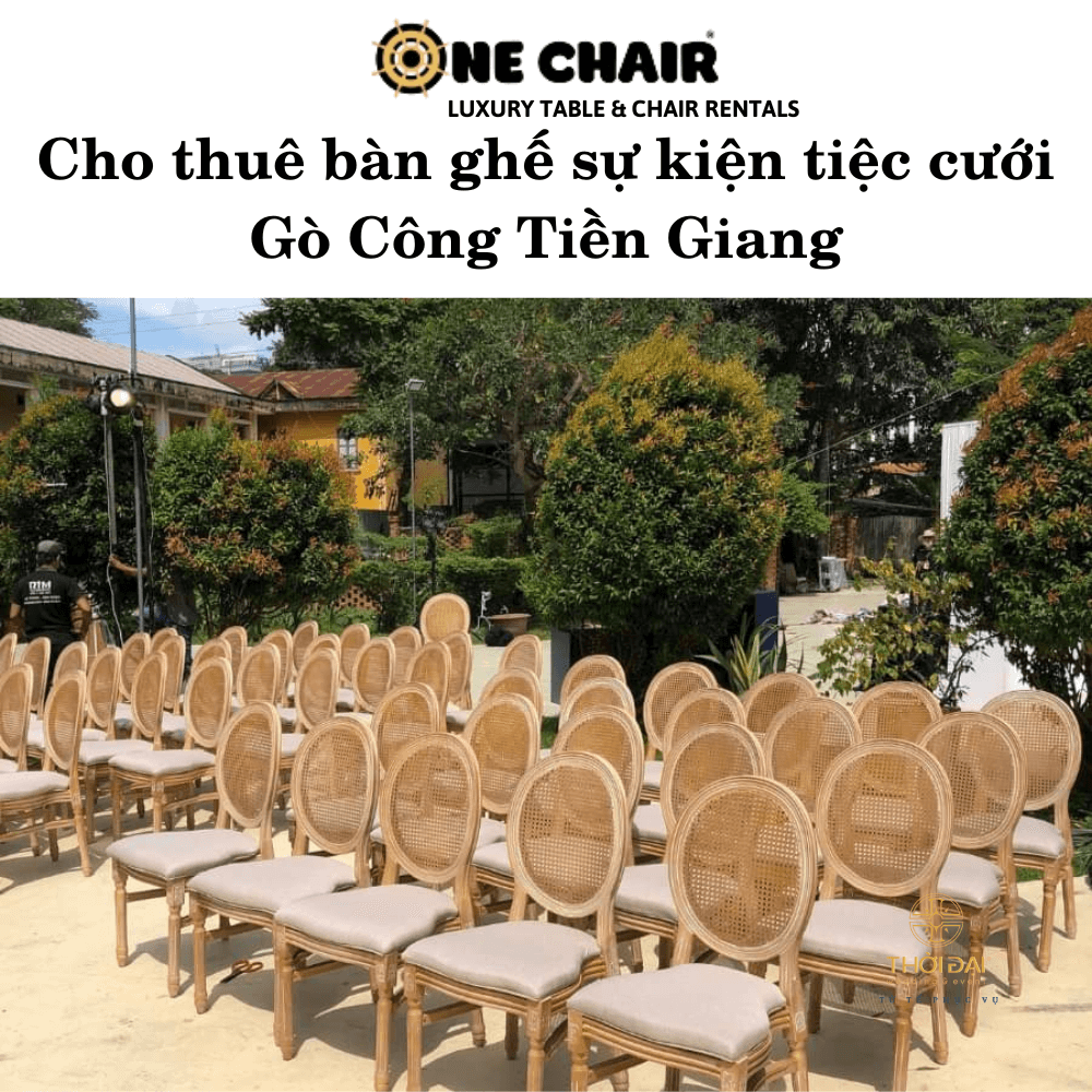 Cho thuê bàn ghế sự kiện tiệc cưới Gò Công Tiền Giang