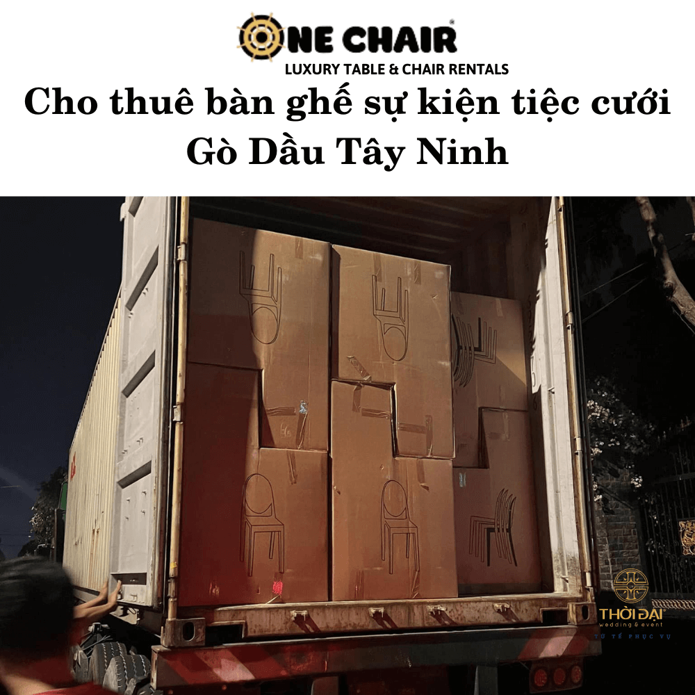 Cho thuê bàn ghế sự kiện tiệc cưới Gò Dầu Tây Ninh