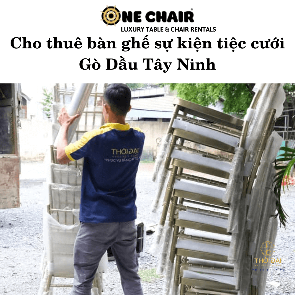 Cho thuê bàn ghế sự kiện tiệc cưới Gò Dầu Tây Ninh
