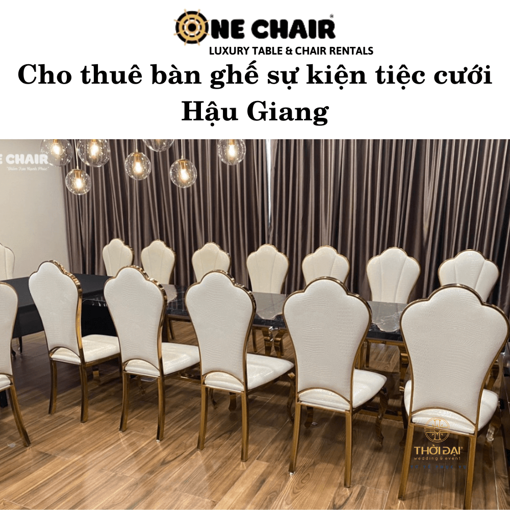 Cho thuê bàn ghế sự kiện tiệc cưới Hậu Giang