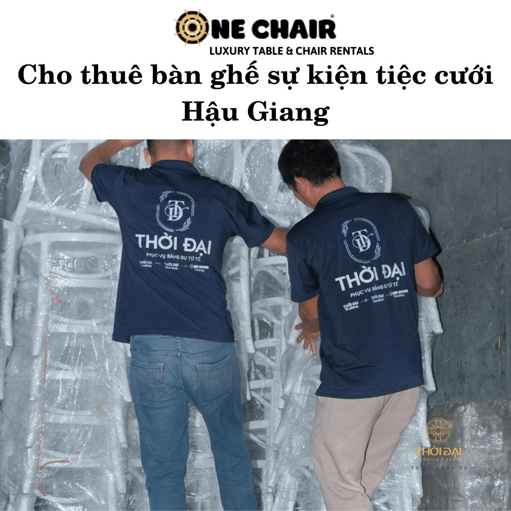 Cho thuê bàn ghế sự kiện tiệc cưới Hậu Giang