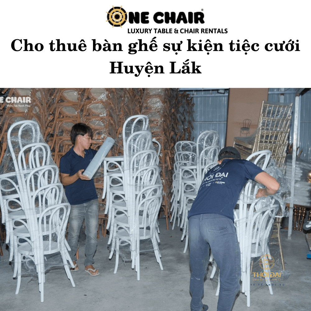 Cho thuê bàn ghế sự kiện tiệc cưới Huyện Lắk
