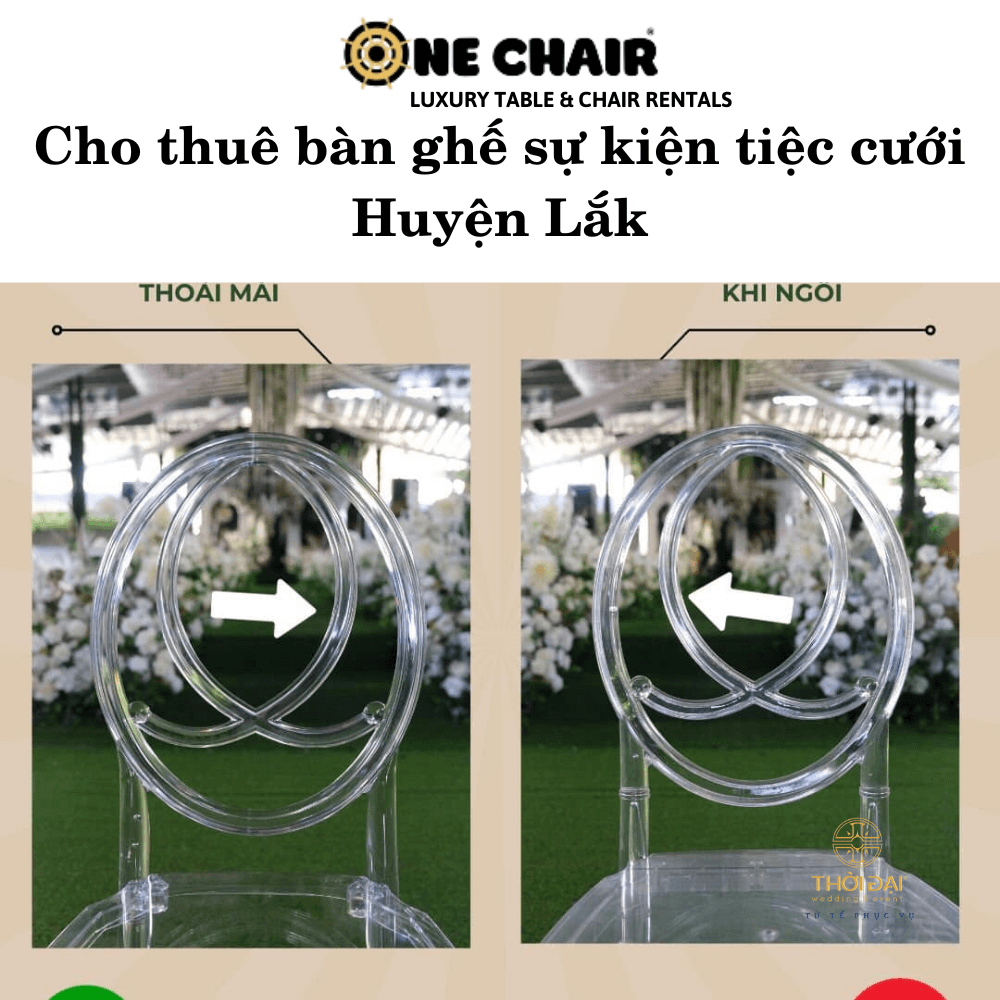 Cho thuê bàn ghế sự kiện tiệc cưới Huyện Lắk