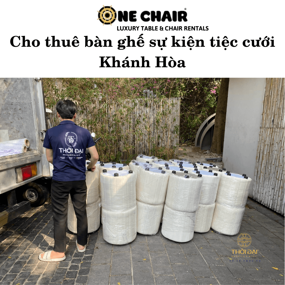 Cho thuê bàn ghế sự kiện tiệc cưới Khánh Hòa