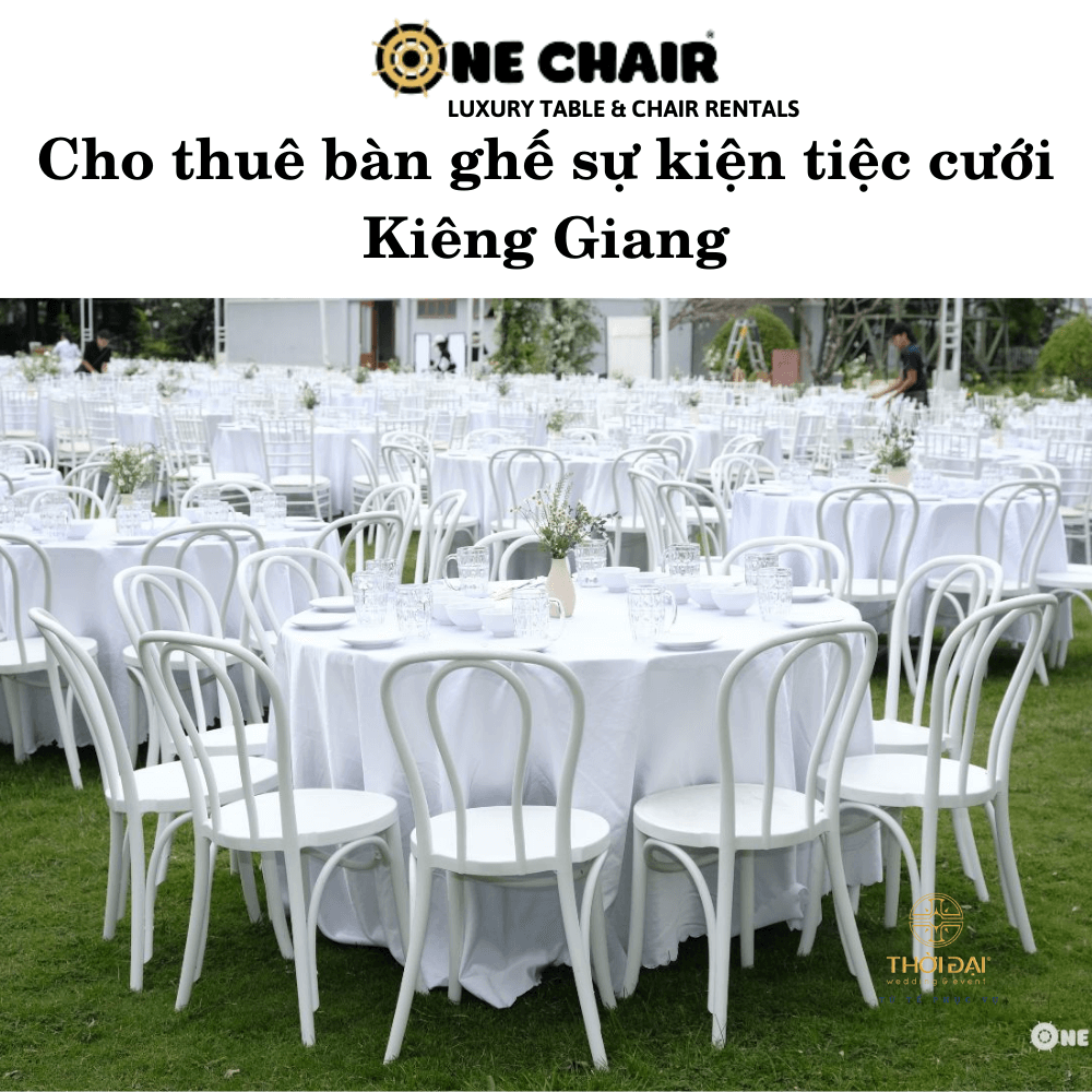 Cho thuê bàn ghế sự kiện tiệc cưới Kiên Giang