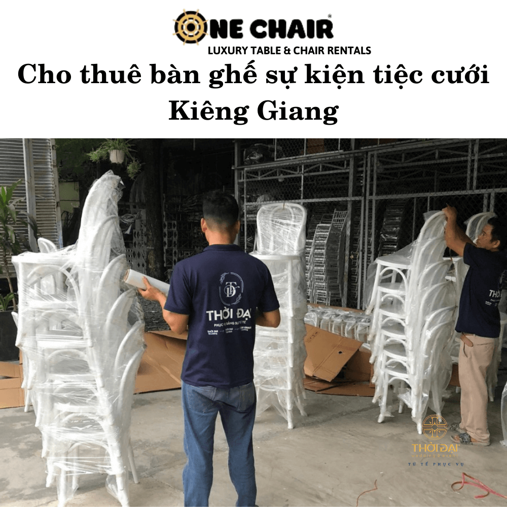 Cho thuê bàn ghế sự kiện tiệc cưới Kiên Giang
