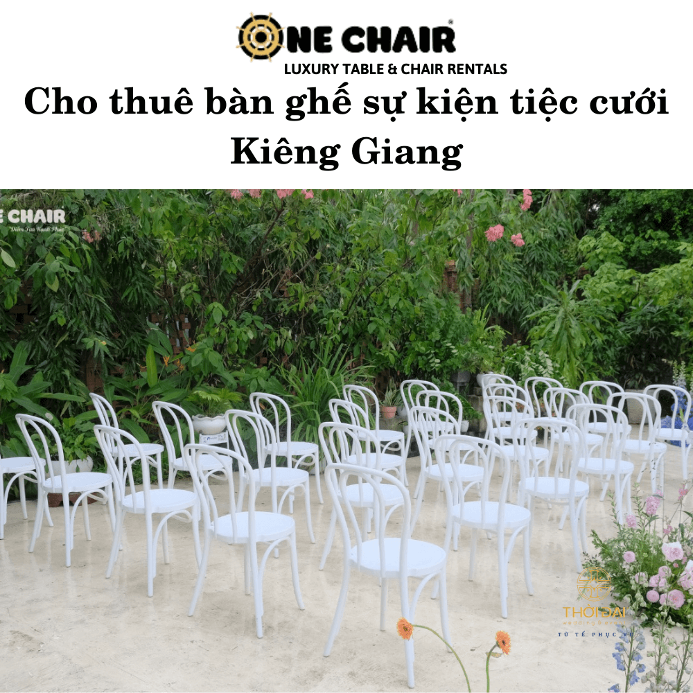 Cho thuê bàn ghế sự kiện tiệc cưới Kiên Giang