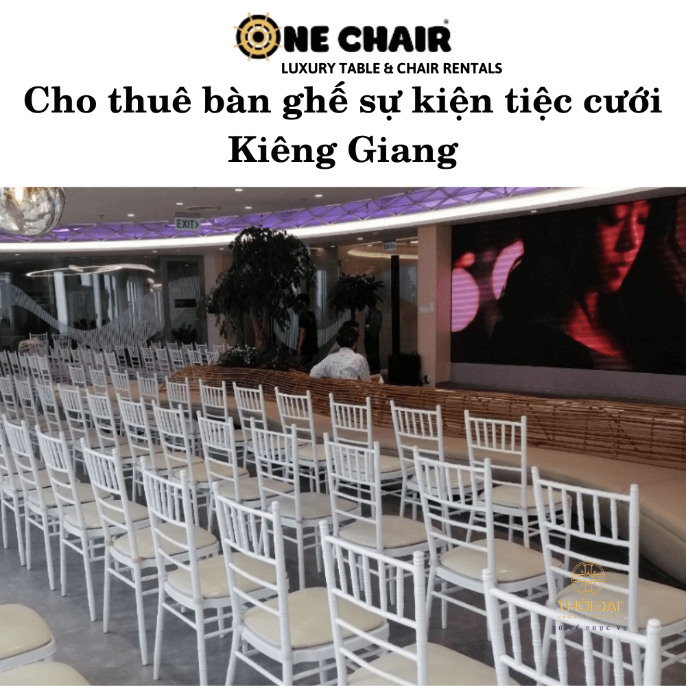 Cho thuê bàn ghế sự kiện tiệc cưới Kiên Giang