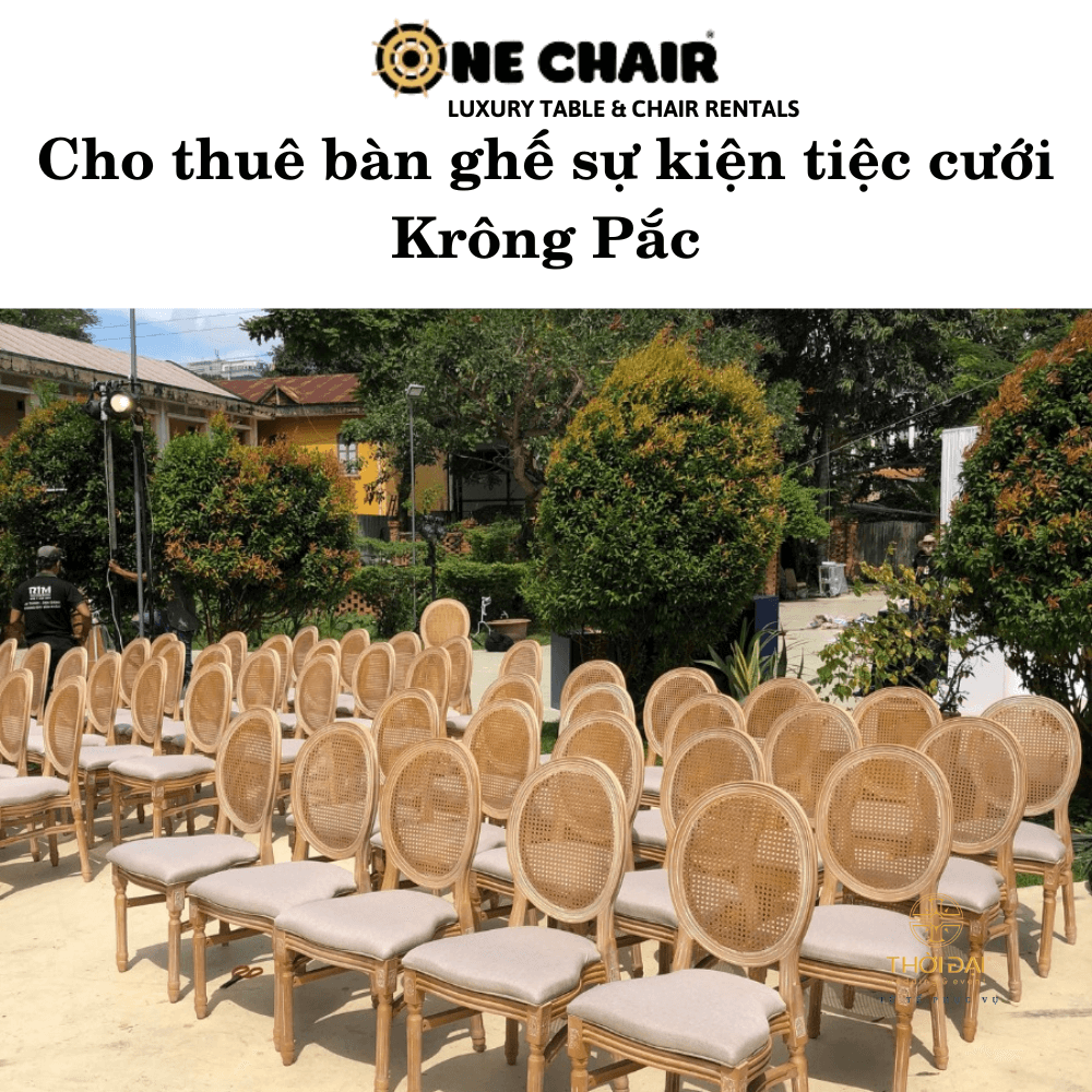 Cho thuê bàn ghế sự kiện tiệc cưới Krông Pắc