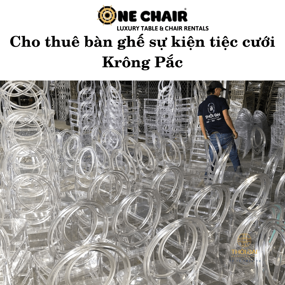 Cho thuê bàn ghế sự kiện tiệc cưới Krông Pắc
