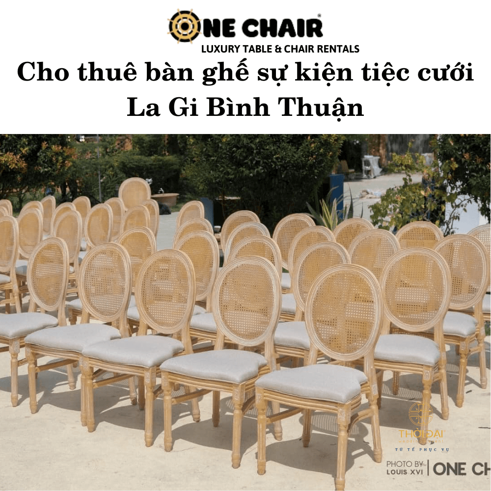 Cho thuê bàn ghế sự kiện tiệc cưới La Gi Bình Thuận